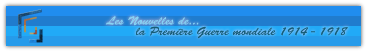 Les nouvelles du site Regards sur la Permière Guerre mondiale